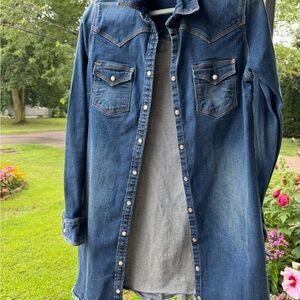 🤠RU Apparel Denim kimono/jacket